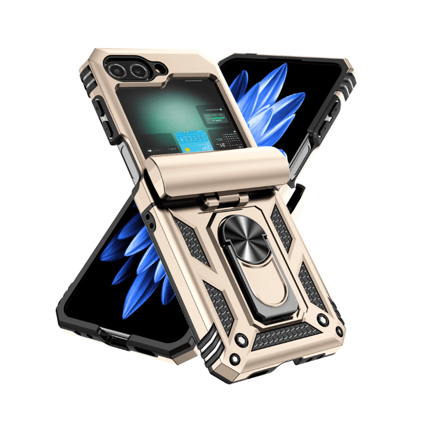 Ventus Heavy Duty Case For Galaxy Z Flip With 360° Magnetic Ring Kickstand