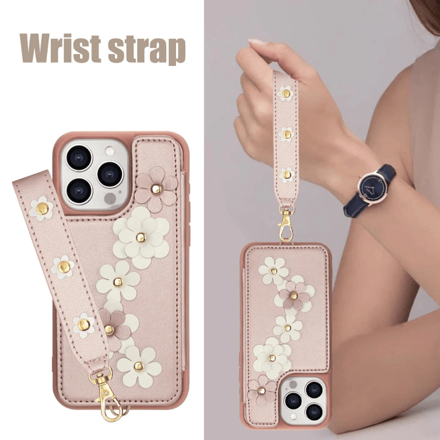 Verto Floral Design Detachable Wallet iPhone Case - Astra Cases