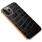 Abduco Genuine Leather iPhone Case Crocodile