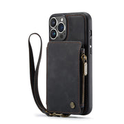 Saturn Leather iPhone Wallet Case For iPhone 14 and 15 Series
