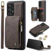 Sacer Genuine Leather Galaxy Wallet Case