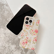 Tria Floral Print Slim iPhone Case