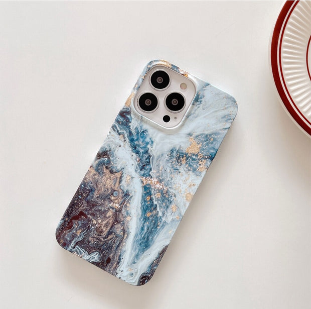 Laris Marble Prints Slim iPhone Case