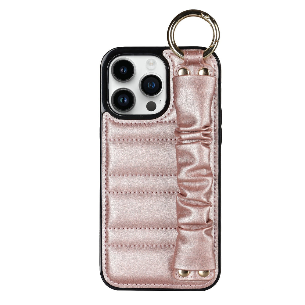 Alterna Luxury Leather iPhone Case With Wristband