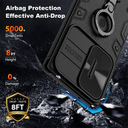 Arta Shock Resistant Case with Camera Cover and Kickstand for Galaxy S23 Ultra - Astra Cases