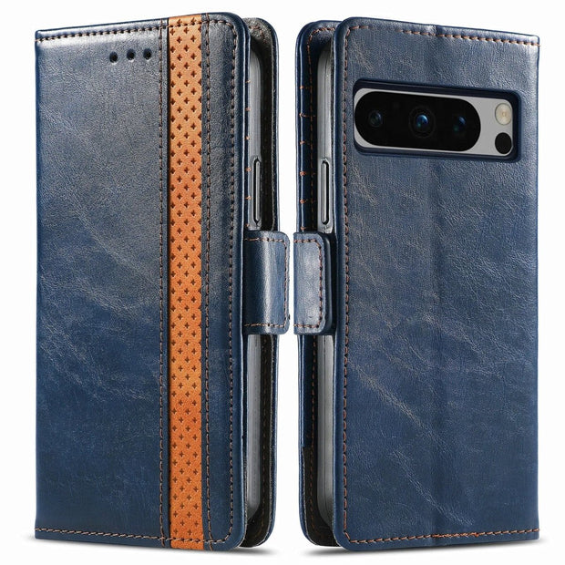 Aureus Leather Case With Side Buckle For Google Pixel 8 Series - Astra Cases