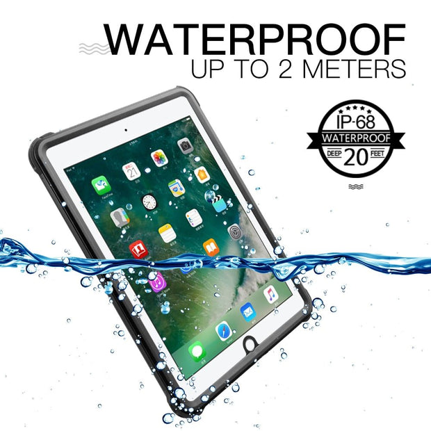 Aurora Waterproof Ipad Kickstand Case with Strap - Astra Cases