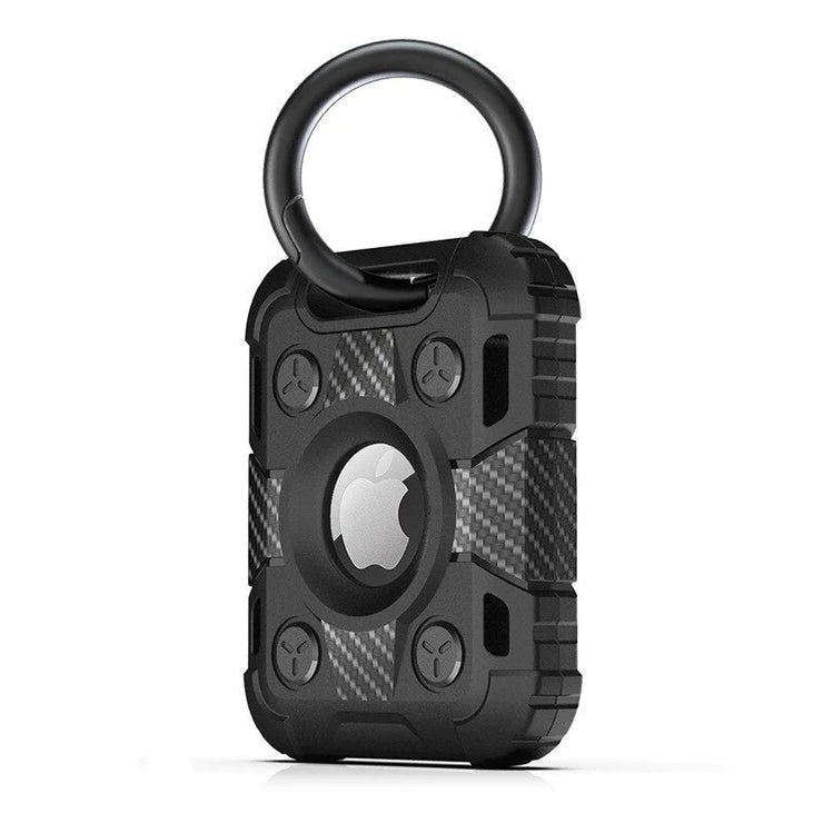 Ensis Armored Soft Silicone Airtag Protective Case With Keychain - Astra Cases