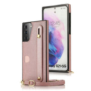 Mane Slim Leather Galaxy Shockproof Case With Wrist Strap - Astra Cases