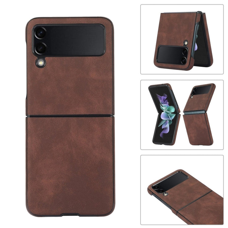 Mellis Slim Fit Leather Galaxy Z Flip 3 Case With Wallet Card Slots - Astra Cases