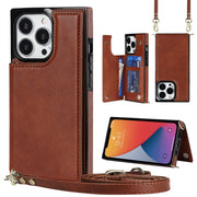 Nimbus Crossbody Leather iPhone Case - Astra Cases