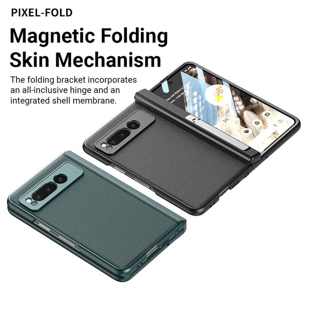 Nive Leather Case for Google Pixel Fold With Magnetic Hinge - Astra Cases