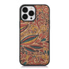 Nobilis Floral Pattern Breathable Cork Wood iPhone Case with Soft Shockproof Silicone Bumper - Astra Cases