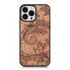 Nobilis Floral Pattern Breathable Cork Wood iPhone Case with Soft Shockproof Silicone Bumper - Astra Cases