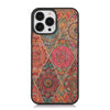 Nobilis Floral Pattern Breathable Cork Wood iPhone Case with Soft Shockproof Silicone Bumper - Astra Cases