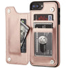 Vistor Leather Flip Wallet Case For iPhone 6, 7, 8 & X Series - Astra Cases