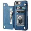Vistor Leather Flip Wallet Case For iPhone 6, 7, 8 & X Series - Astra Cases